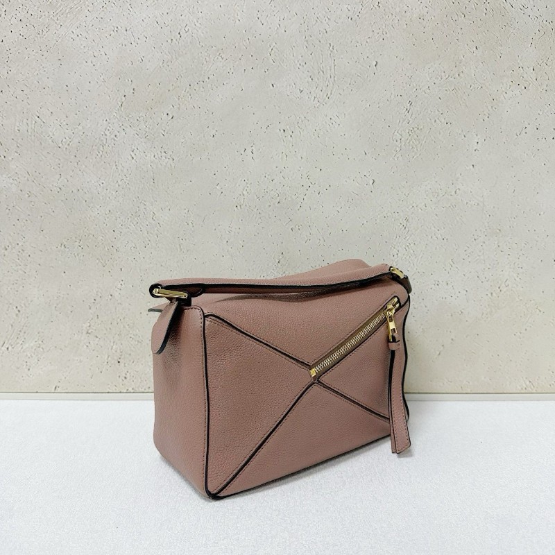 Loewe puzzle small 小號乾枯玫瑰色-2