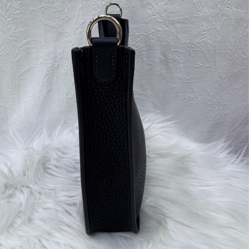 HERMES 愛馬仕 手袋 mini EVELYNE 16 ck 3Y 斜挎包 伊芙琳包 深藍色-8