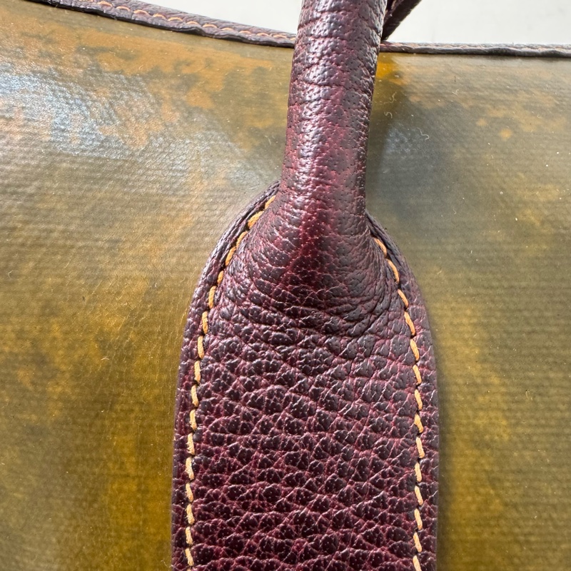 Hermès 花園派對皮革手提包-10
