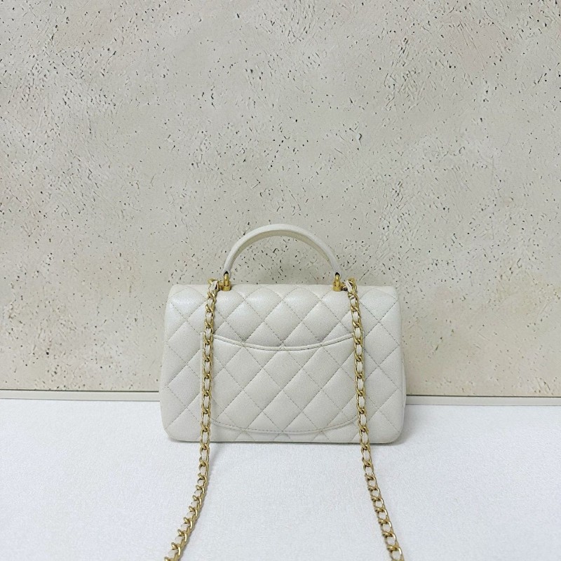 Chanel 21S白金幻彩羊皮手柄款mini cf-2