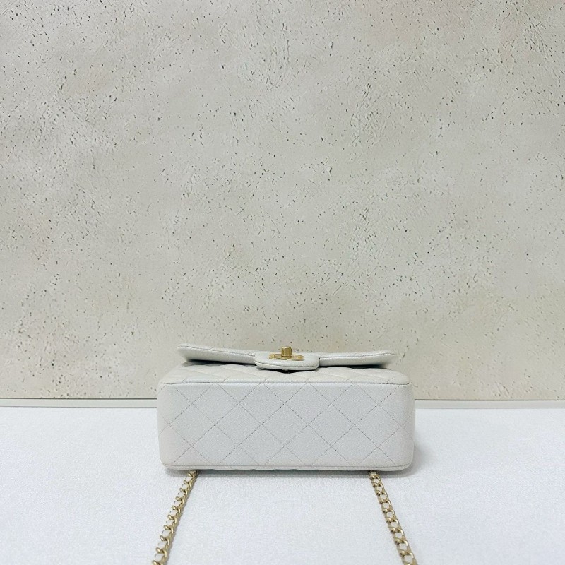 Chanel 21S白金幻彩羊皮手柄款mini cf-4