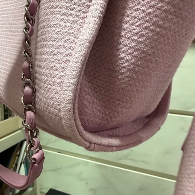 Chanel Deauville Pink Tote-9
