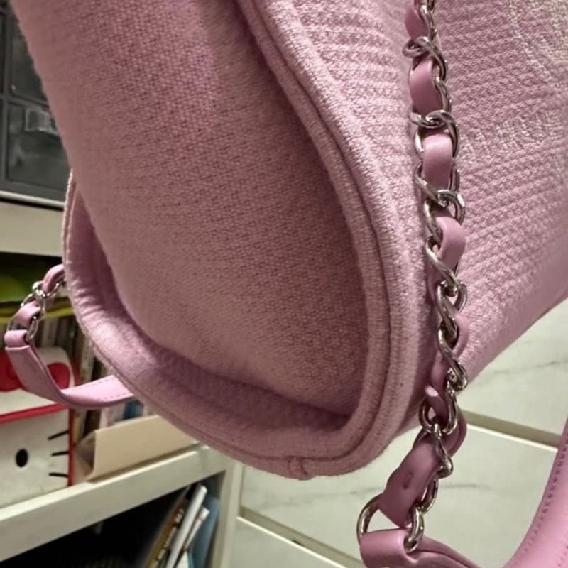 Chanel Deauville Pink Tote-10