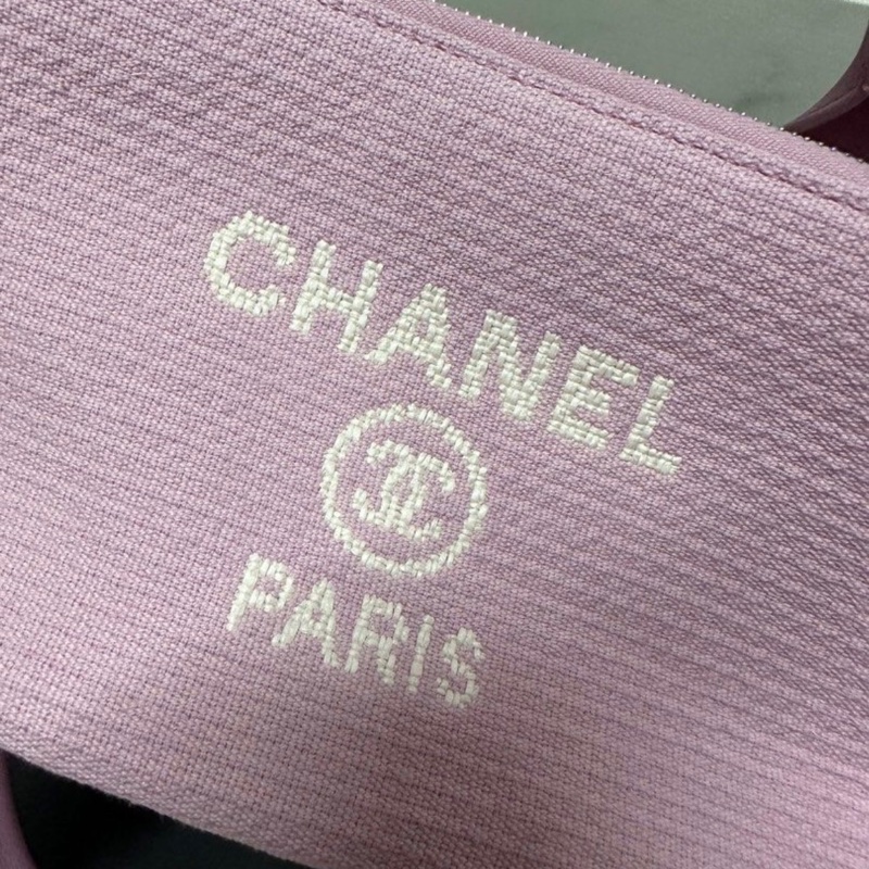 Chanel Deauville Pink Tote-14