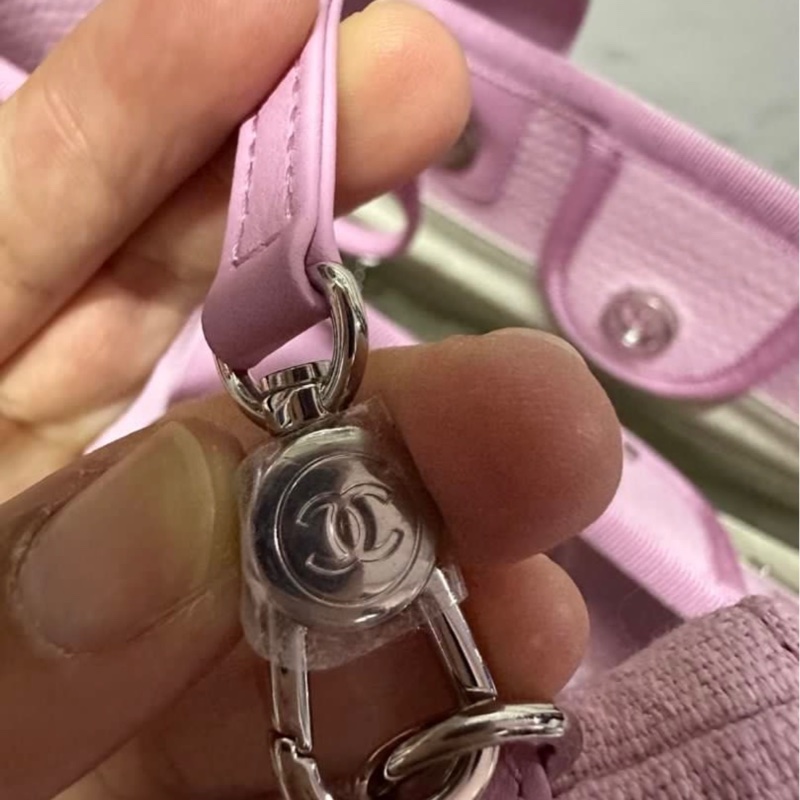 Chanel Deauville Pink Tote-15