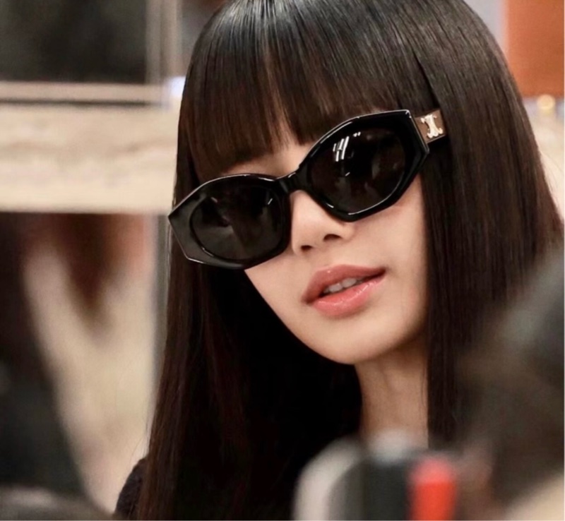 CELINE 賽琳 Lisa 同款 凱旋門logo 太陽眼鏡 男女同款 黑色-1