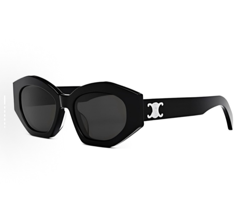 CELINE 賽琳 Lisa 同款 凱旋門logo 太陽眼鏡 男女同款 黑色-4