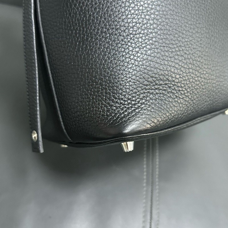 Hermes黑銀picotin 18-13