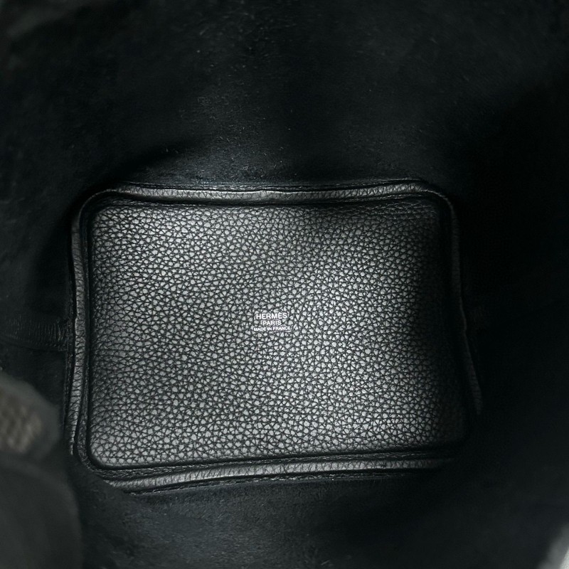 Hermes黑銀picotin 18-14