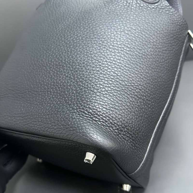 Hermes黑銀picotin 18-9