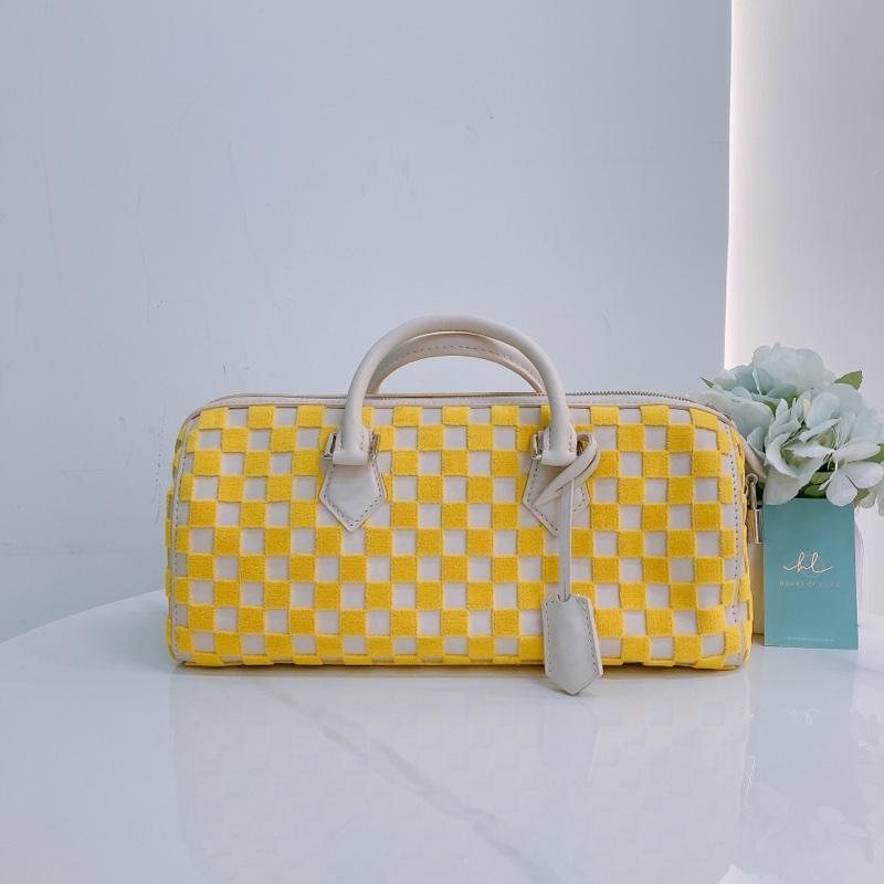 MS0290 LOUIS VUITTON 路易威登經典棋盤紋特別版手拿包包EAST WEST SPEEDY HANDBAG DAMIER CUBIC-0