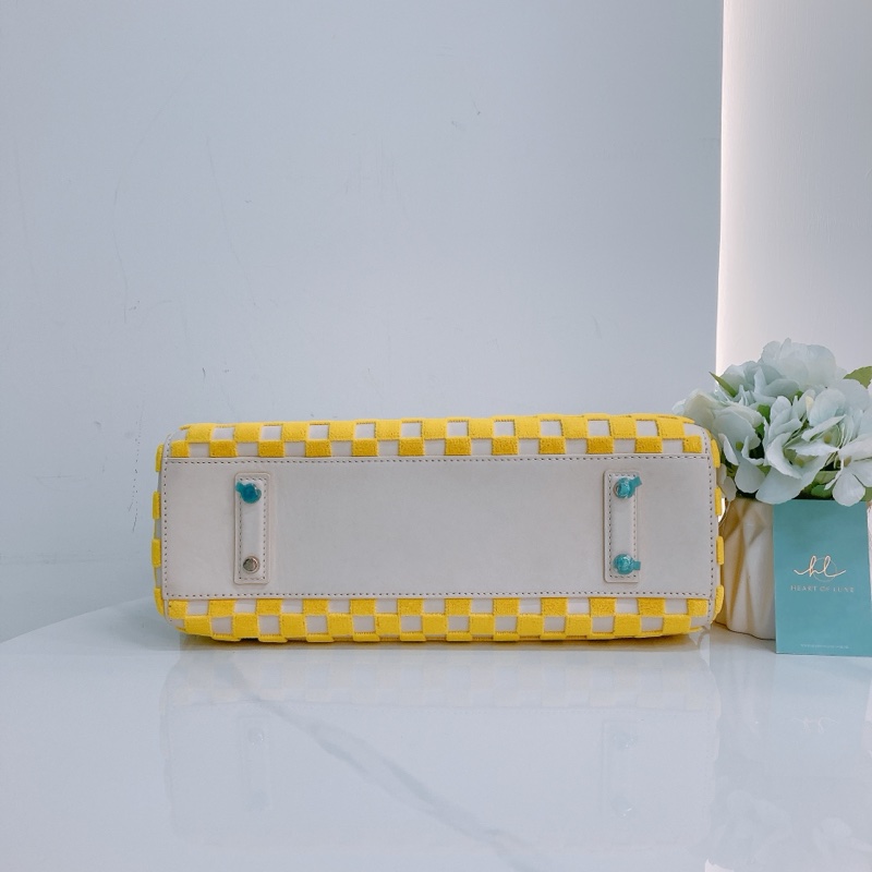MS0290 LOUIS VUITTON 路易威登經典棋盤紋特別版手拿包包EAST WEST SPEEDY HANDBAG DAMIER CUBIC-5