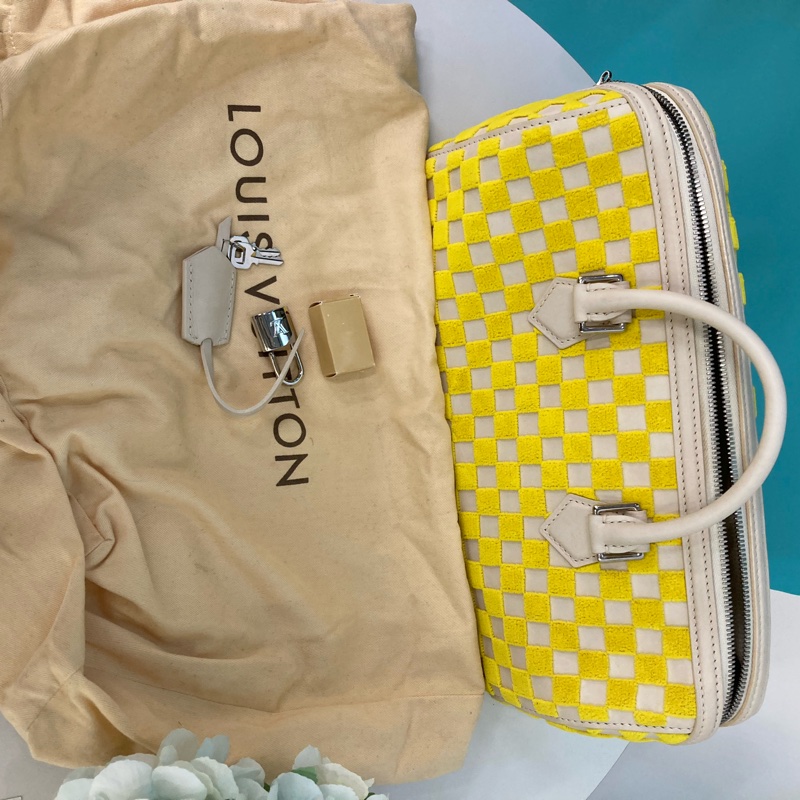 MS0290 LOUIS VUITTON 路易威登經典棋盤紋特別版手拿包包EAST WEST SPEEDY HANDBAG DAMIER CUBIC-23