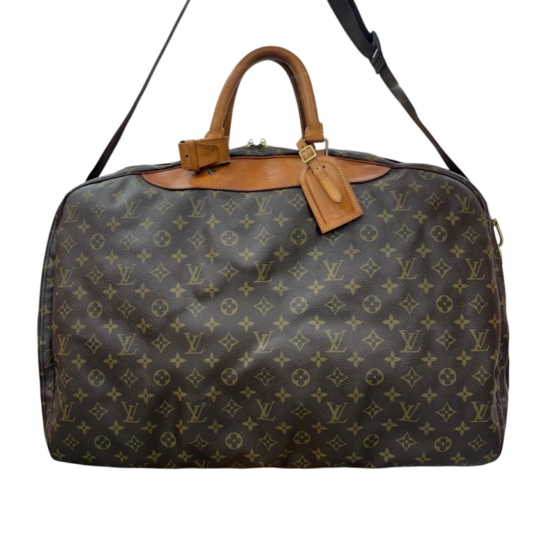 LOUIS VUITTON 復古Alize 老花皮革旅行袋-0