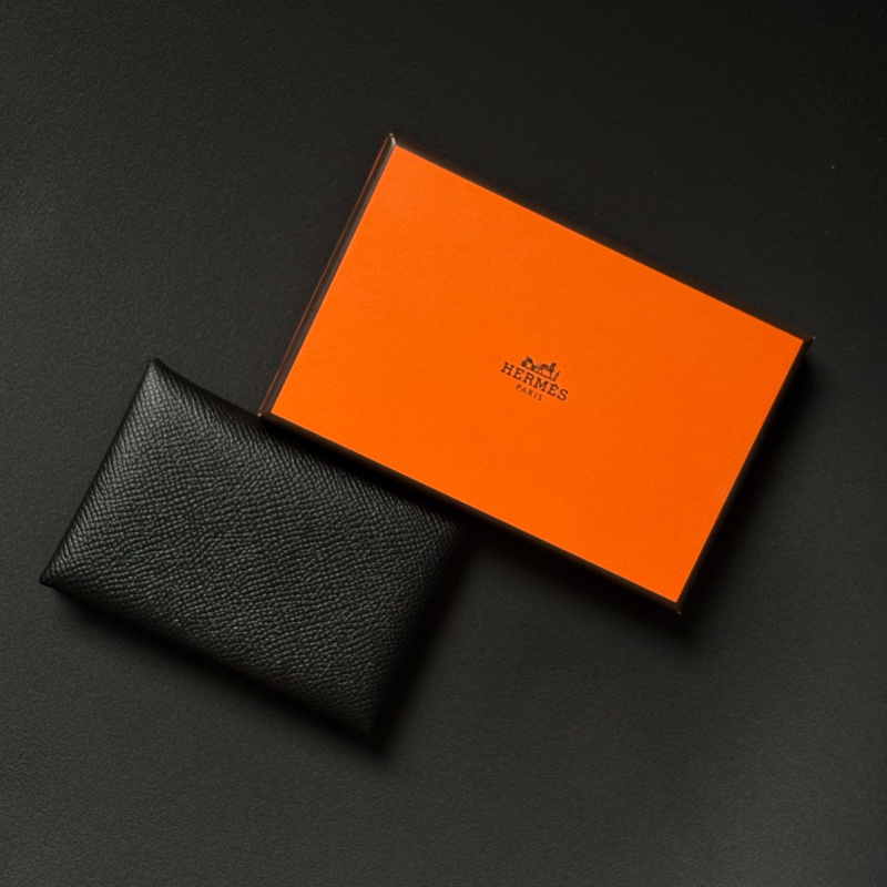 愛馬仕 Hermes Calvi Epsom 小皮件 卡片夾 名片夾 卡夾-4