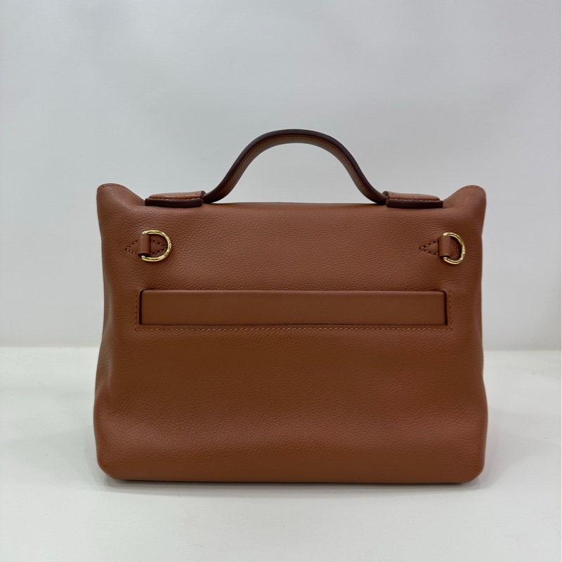 Hermes 愛馬仕 2424 mini 金棕金扣 u刻-2