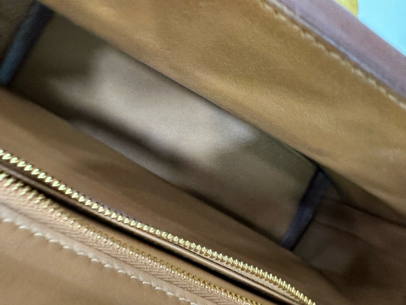 Hermes 愛馬仕 2424 mini 金棕金扣 u刻-6