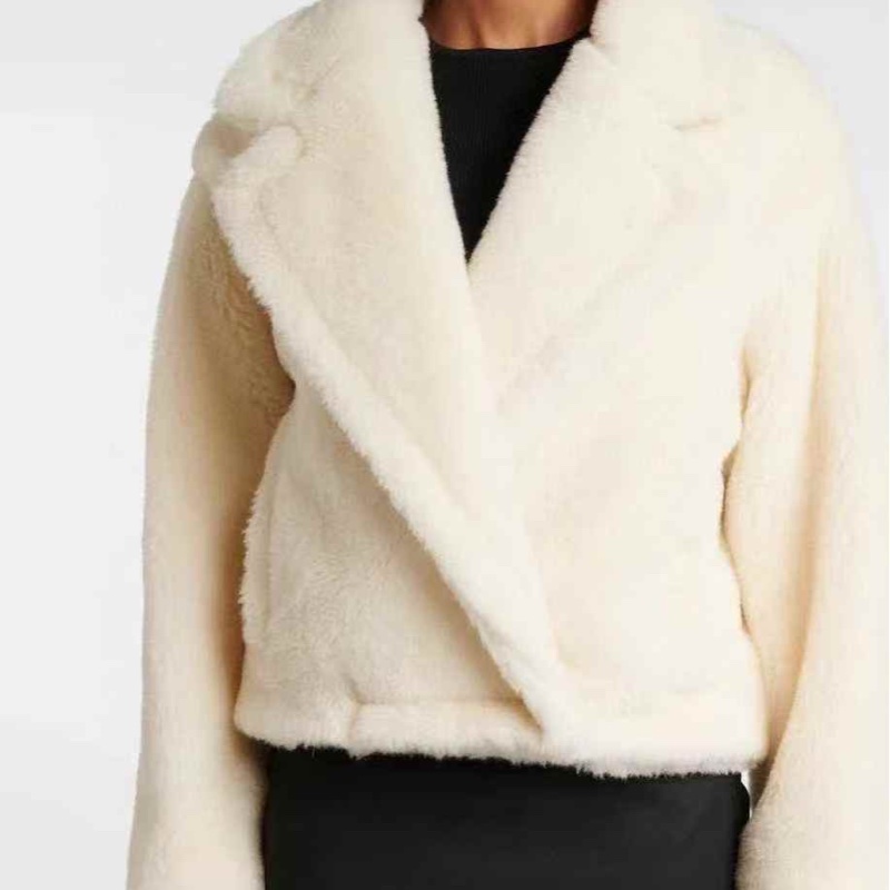 促銷品 Max Mara Oggeri 短款 泰迪外套 白色-4