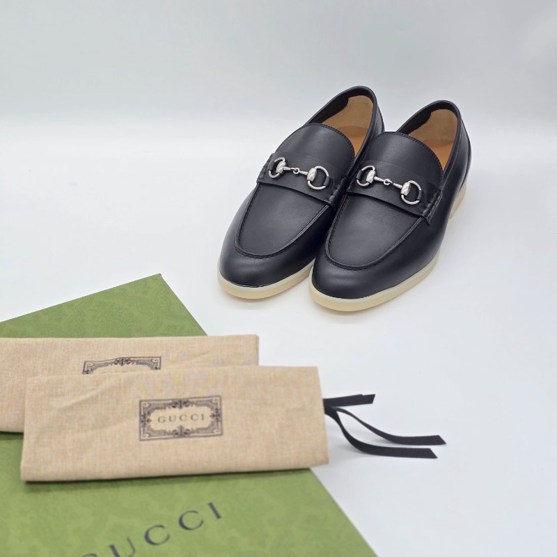 【近新♥️未使用】GUCCI 古馳 Jordaan系列 男士 馬銜釦 莫卡辛 樂福鞋 ｜IT41.5 JP 28.5cm｜專櫃 42,000-1