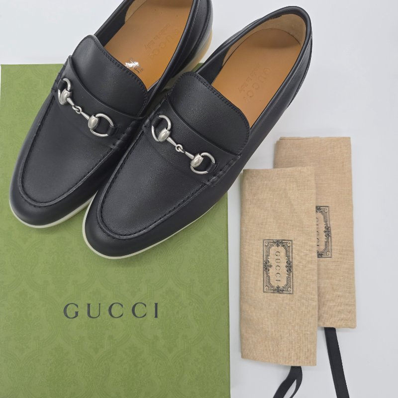 【近新♥️未使用】GUCCI 古馳 Jordaan系列 男士 馬銜釦 莫卡辛 樂福鞋 ｜IT41.5 JP 28.5cm｜專櫃 42,000-2