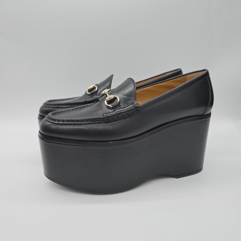 【近新♥️未使用】GUCCI 古馳 經典 馬銜扣 黑色牛皮 莫卡辛 樂福鞋｜IT36.5 JP 23cm｜專櫃 38,000-1