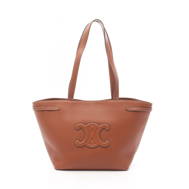 CELINE 小號 Cabas Anais Cuir Triomphe 手提包 121753ENY.04LU 皮革 二手-0