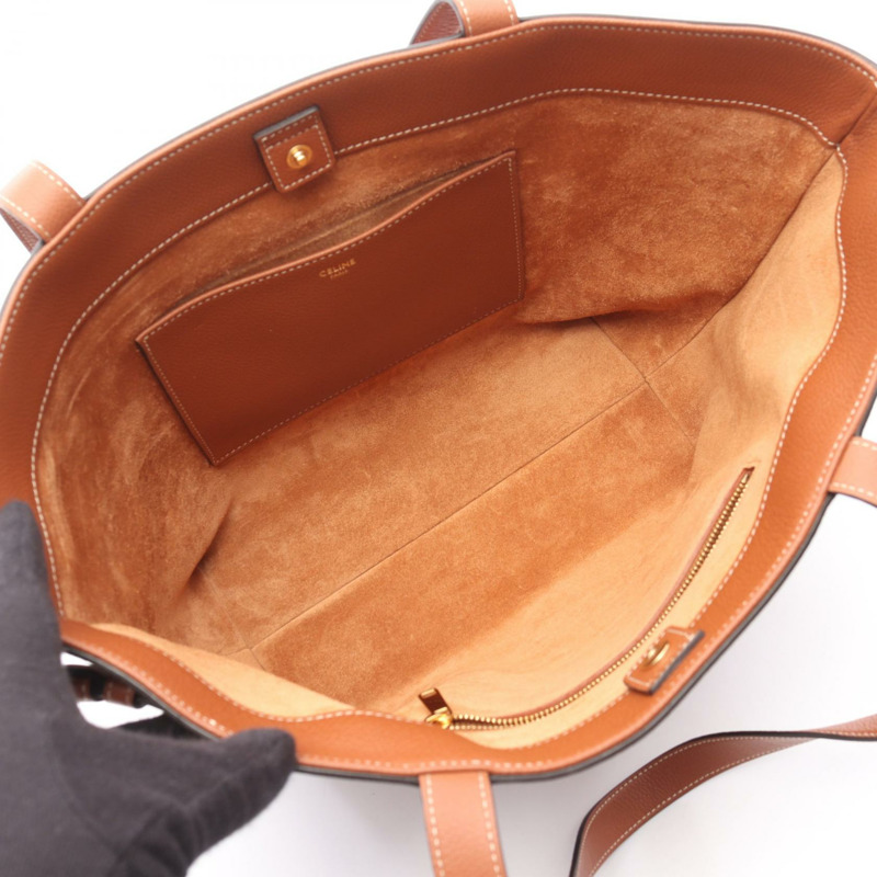 CELINE 小號 Cabas Anais Cuir Triomphe 手提包 121753ENY.04LU 皮革 二手-2