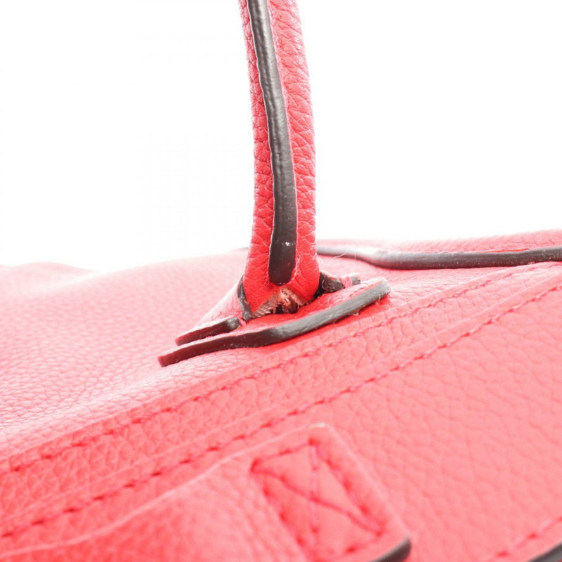 CELINE Luggage Nano Shopper 單肩包 手提包 168243 皮革 紅色 二手 女款-6