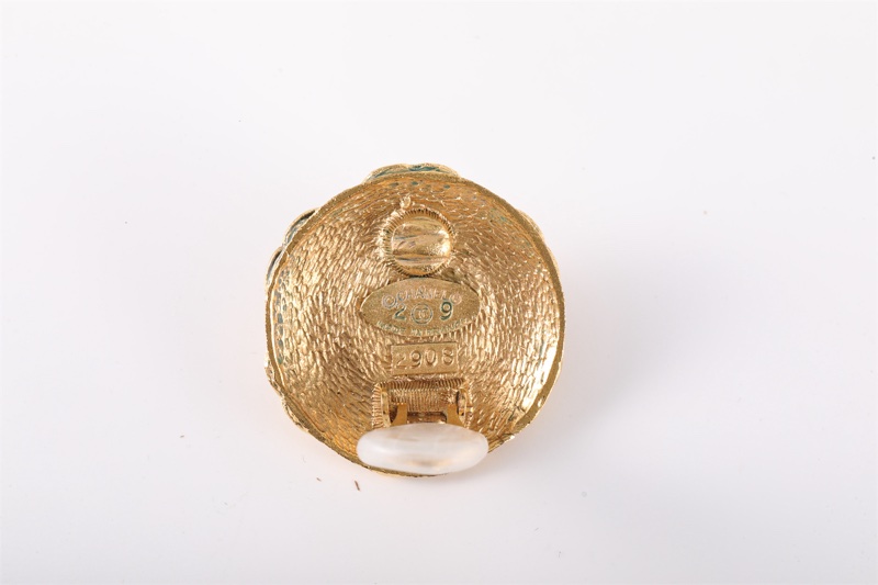 CHANEL(香奈兒)  合金 29 香奈兒 中古 耳夾-5