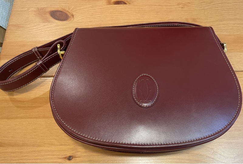 Cartier 卡地亞肩背包 皮革 波爾多 二手 女士-0