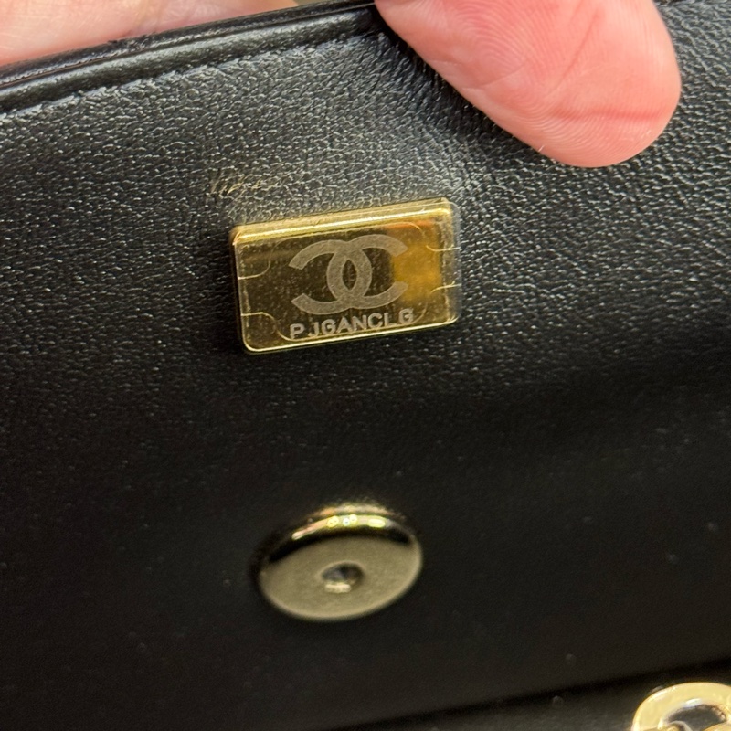 CHANEL 黑色經典coco金釦經典口蓋CF20鍊包❤️‍🔥2025年離櫃-20
