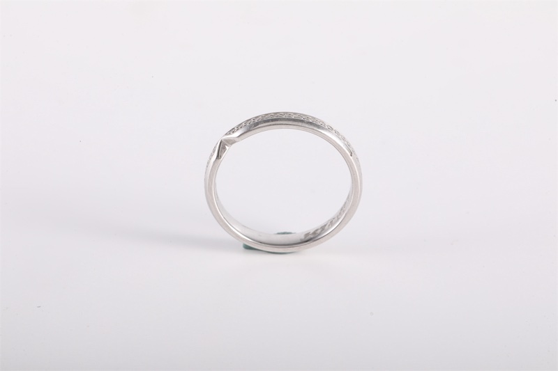 TIFFANY&CO(蒂芙尼) 鑽石 pt950 Harmony 珠鏈式 單排鑽 戒指 51-2