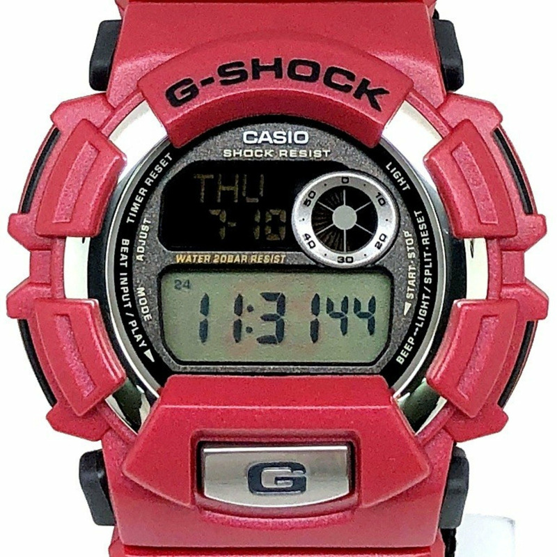 G-SHOCK CASIO DW-9500HH-4T G'MIX GROOVE TUNE TEAM SOUL 腕錶(附節拍器)紅色,1998 年 11 月發售,三國丘店,ITC00LR3XF2D-0