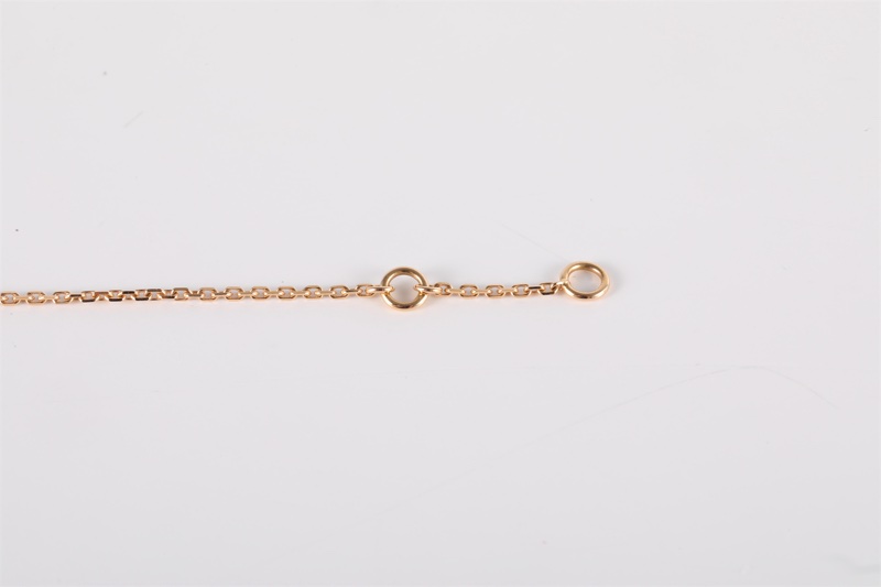 VAN CLEEF&ARPELS(梵克雅寶) Sweet Alhambra 小號單花手鏈 新扣 18K玫瑰金/紅玉髓 S-M碼 玫瑰金-3