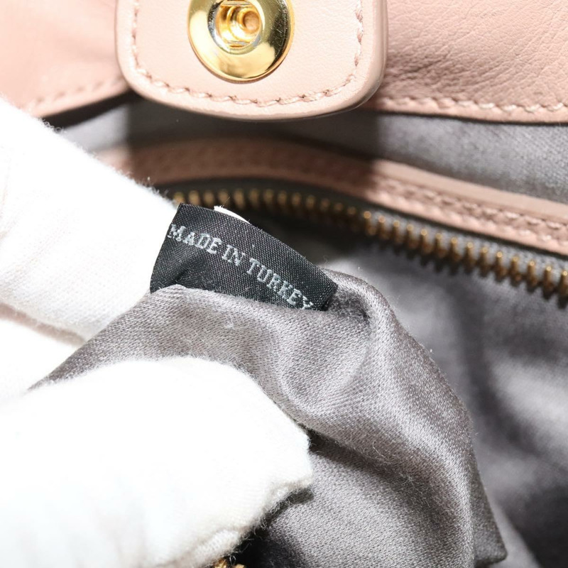 【日本直送】Miu Miu 手提包 皮革 2way 粉金色金色正品 132571-21