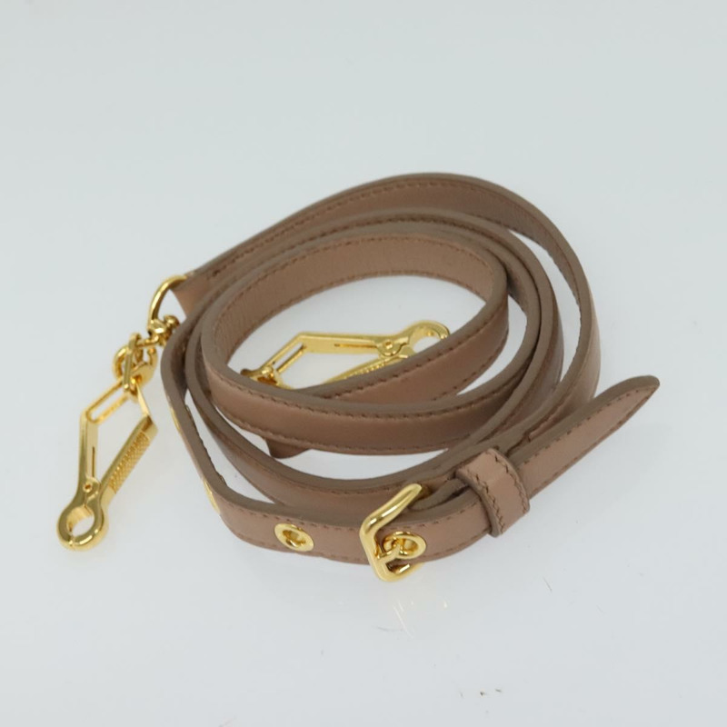 【日本直送】Miu Miu 手提包 皮革 2way 粉金色金色正品 132571-22