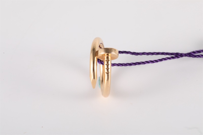 CARTIER(卡地亞) JUSTE UN CLOU 釘子戒指 18k 黃金-1