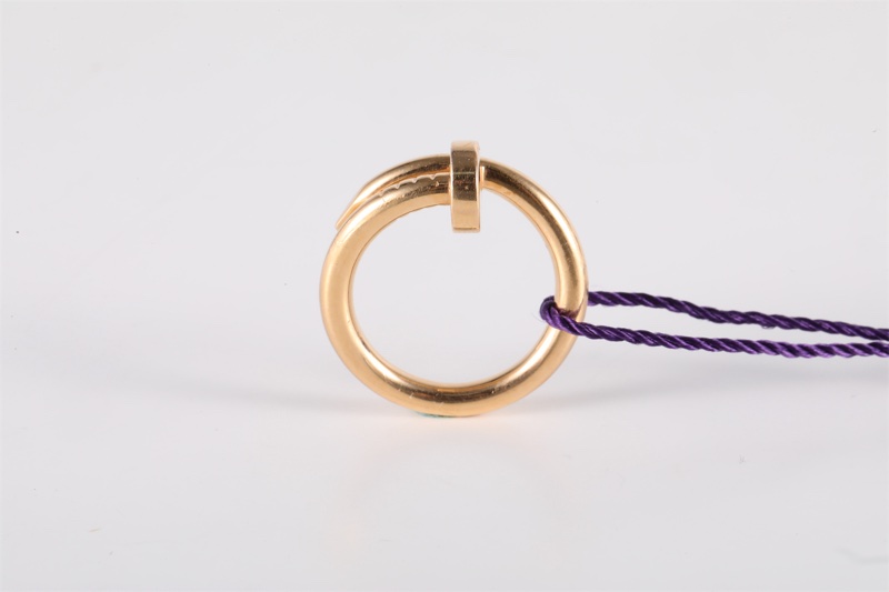 CARTIER(卡地亞) JUSTE UN CLOU 釘子戒指 18k 黃金-2