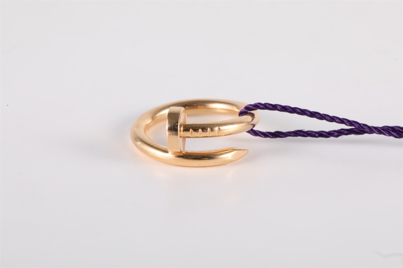 CARTIER(卡地亞) JUSTE UN CLOU 釘子戒指 18k 黃金-3