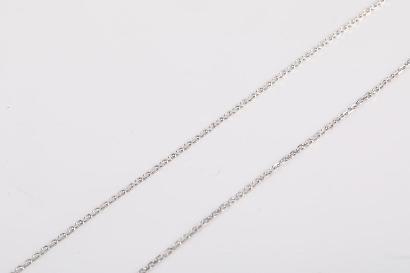 VAN CLEEF&ARPELS(梵克雅寶) Sweet Alhambra 小號單花項鏈 滿鑽 18K白金/鑽石 項鏈 白金 鑽石/18K-3