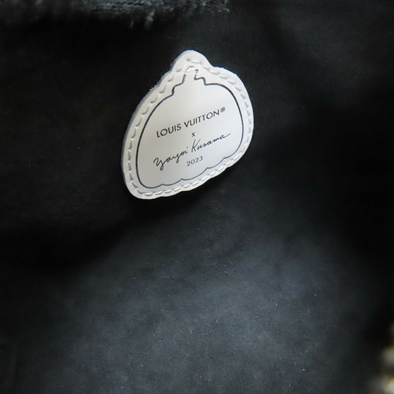 黑白 皮革 LV x YK Nano Speedy 兩用包 肩背包 M81910-4