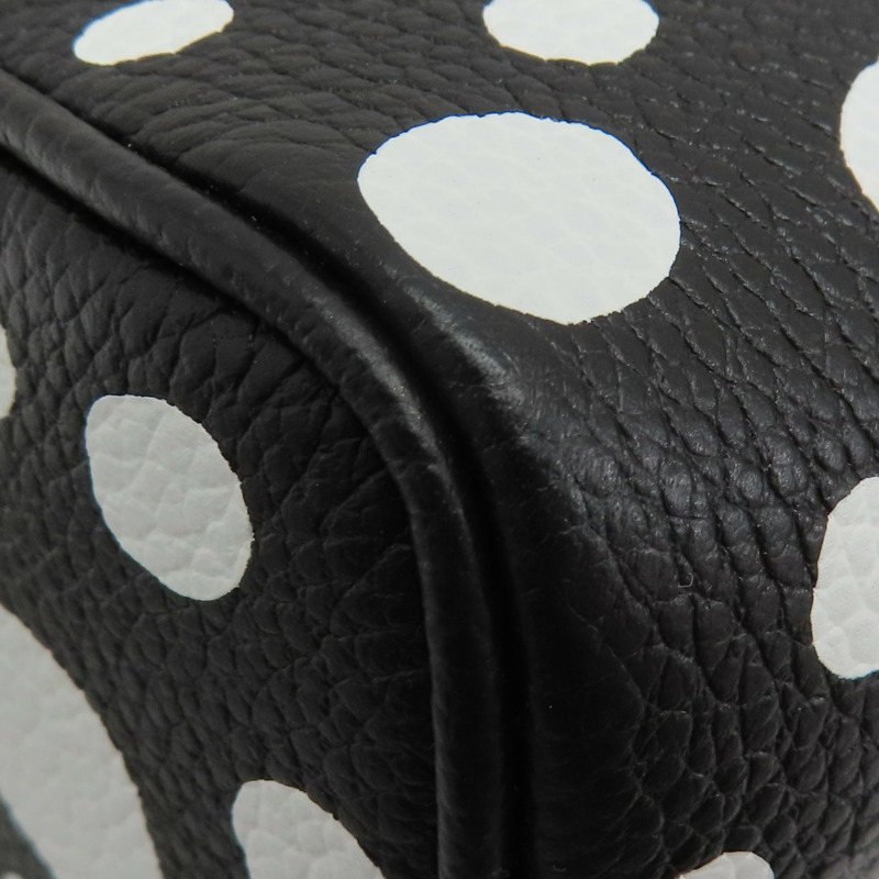 黑白 皮革 LV x YK Nano Speedy 兩用包 肩背包 M81910-9