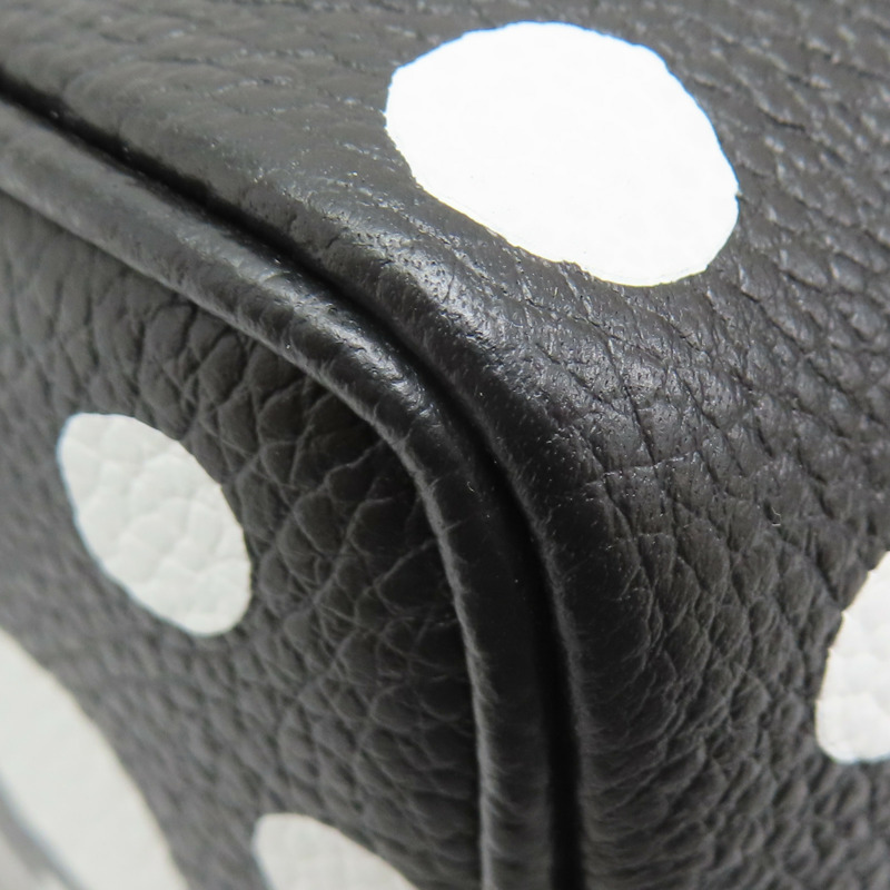 黑白 皮革 LV x YK Nano Speedy 兩用包 肩背包 M81910-11