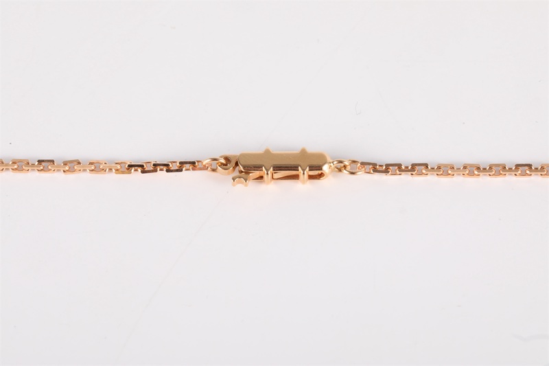 CARTIER(卡地亞) LOVE 18K金 大圓餅滿鑽項鏈 18K玫瑰金/鑽石 項鏈 玫瑰金 18K黃金-4