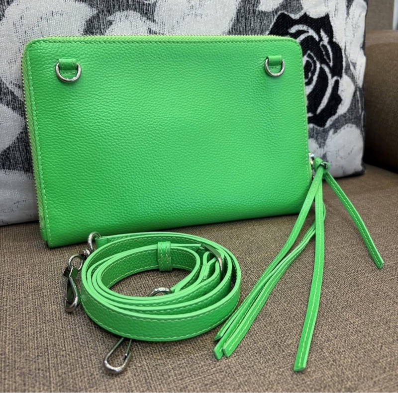 *SHIHNA名牌精品*Balenciaga 螢光綠 側揹/手拿包-5