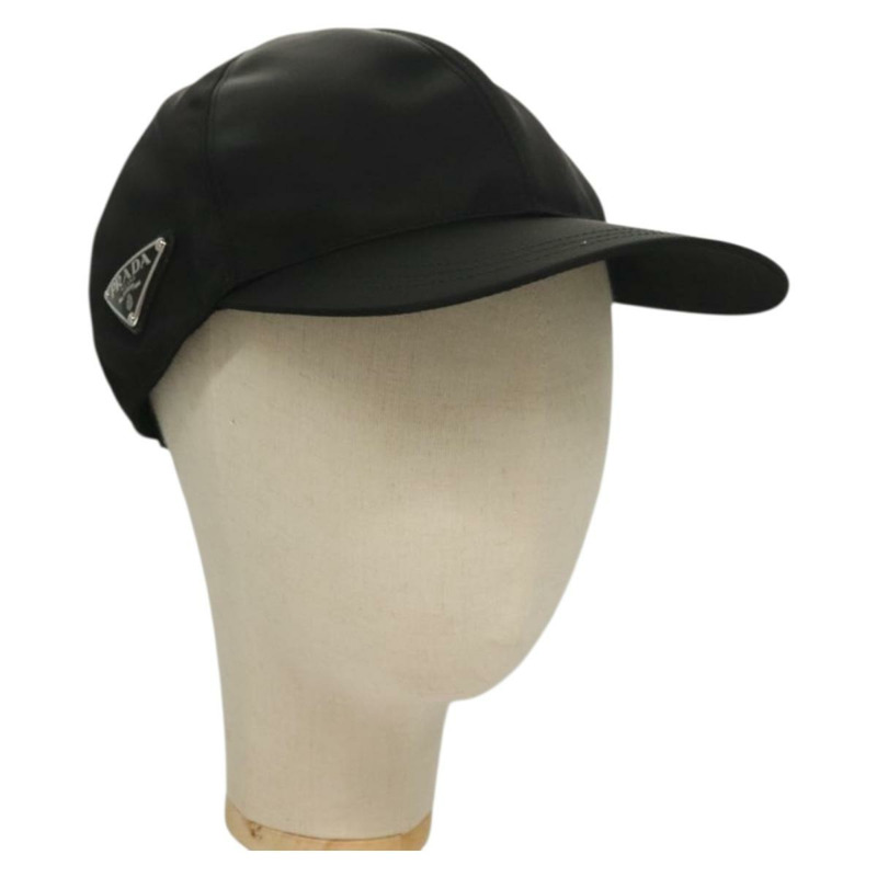 【日本直送】PRADA 黑色尼龍棒球帽（M碼，正品）mr1473-0
