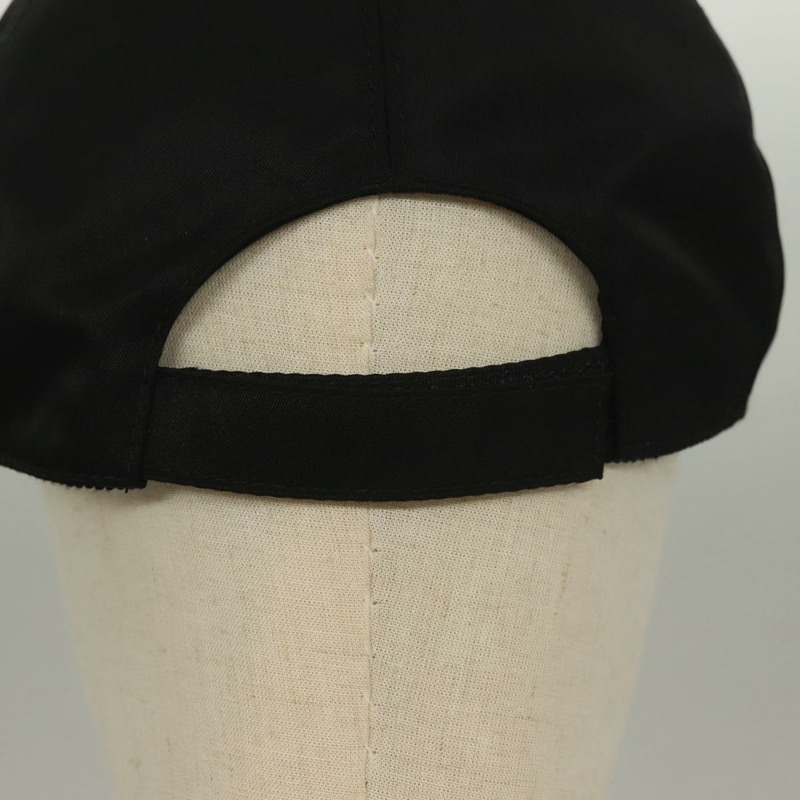 【日本直送】PRADA 黑色尼龍棒球帽（M碼，正品）mr1473-6