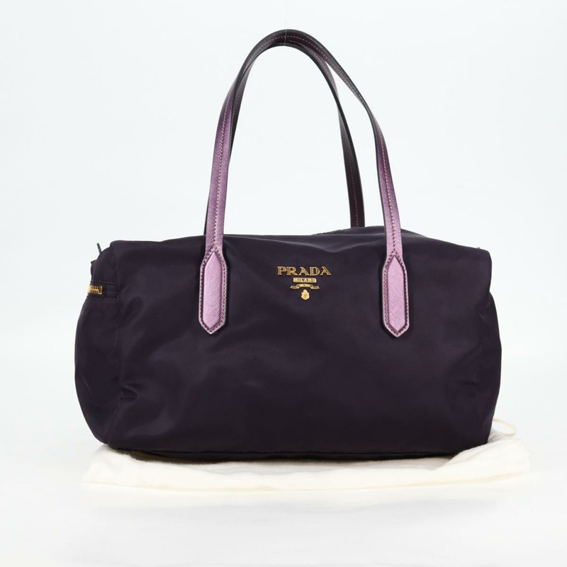 【日本直送】PRADA 單肩包 尼龍 紫金色 正品 BA4080V-11