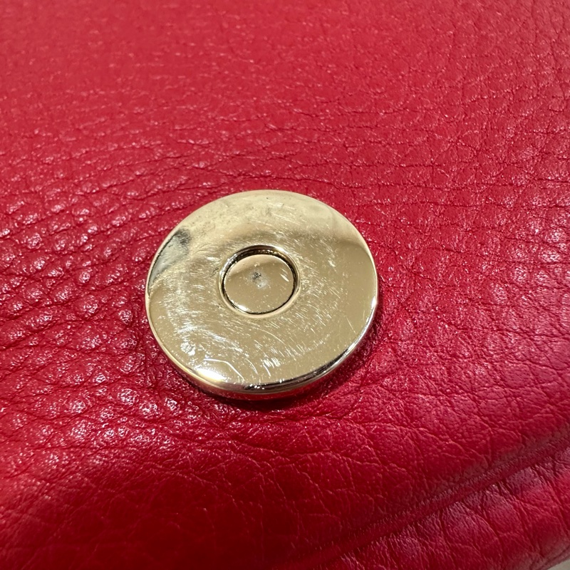 Gucci 323190 紅色牛皮流蘇斜背包 SoHo-21