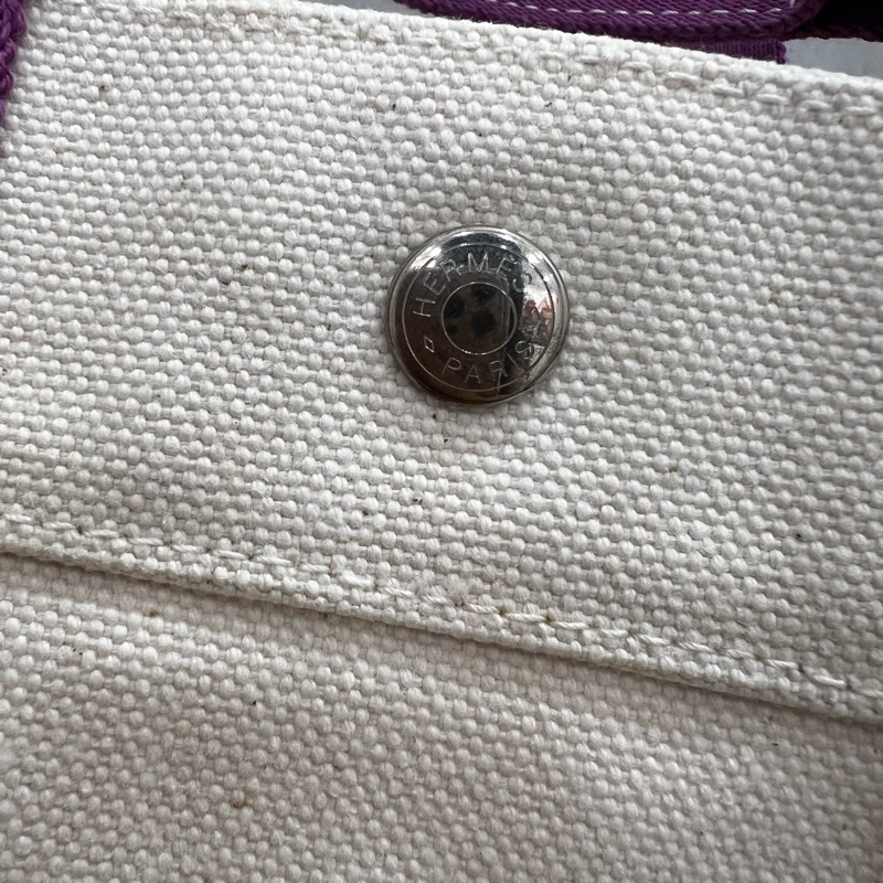 Hermès 帆布手提包-13